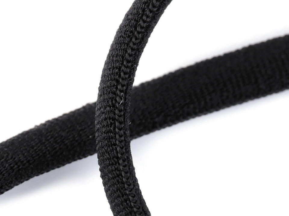 Ruban élastique pour bretelles de soutien-gorge, largeur garnie 5 mm