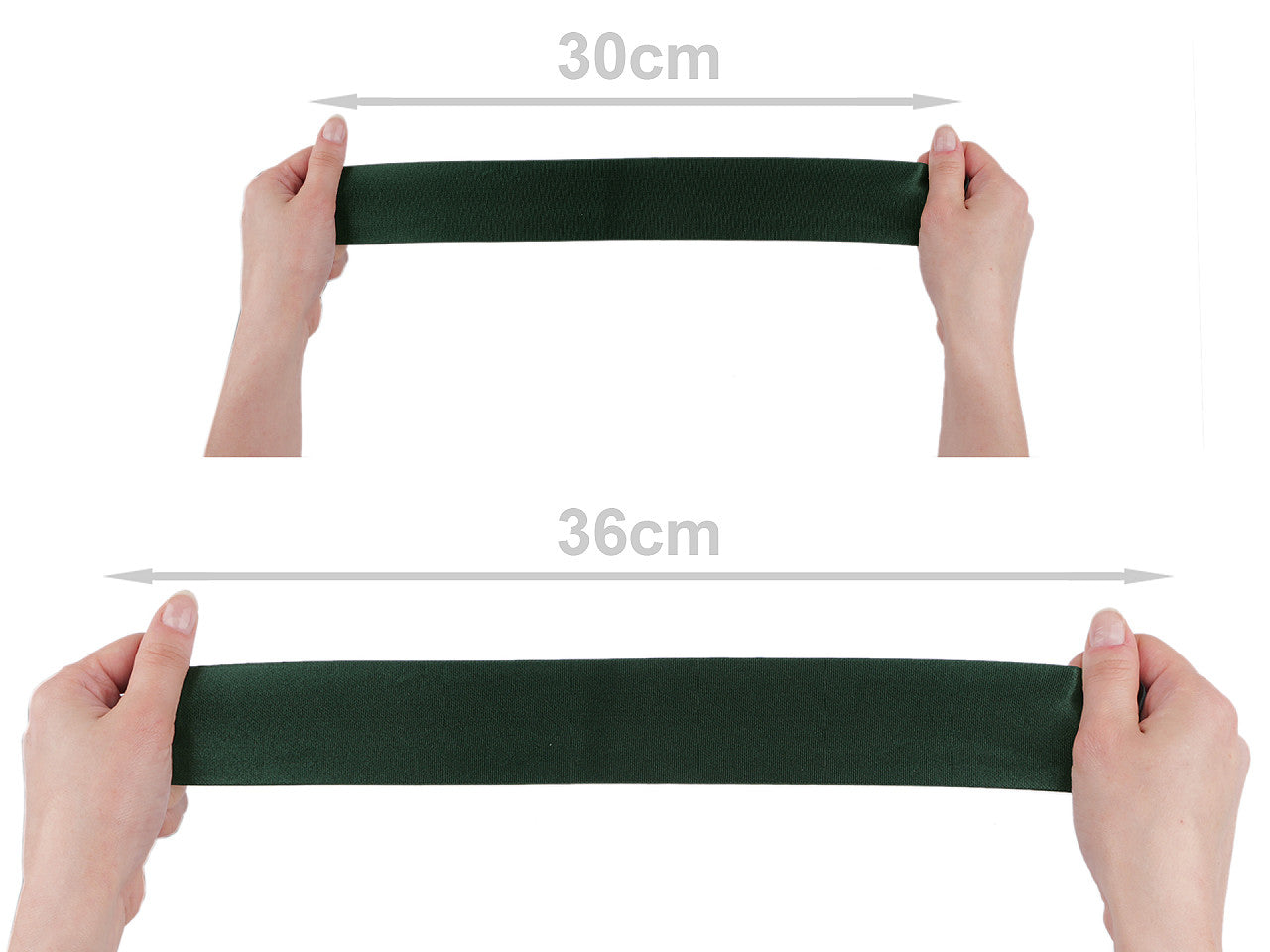 Ruban élastique satiné, largeur 50 mm