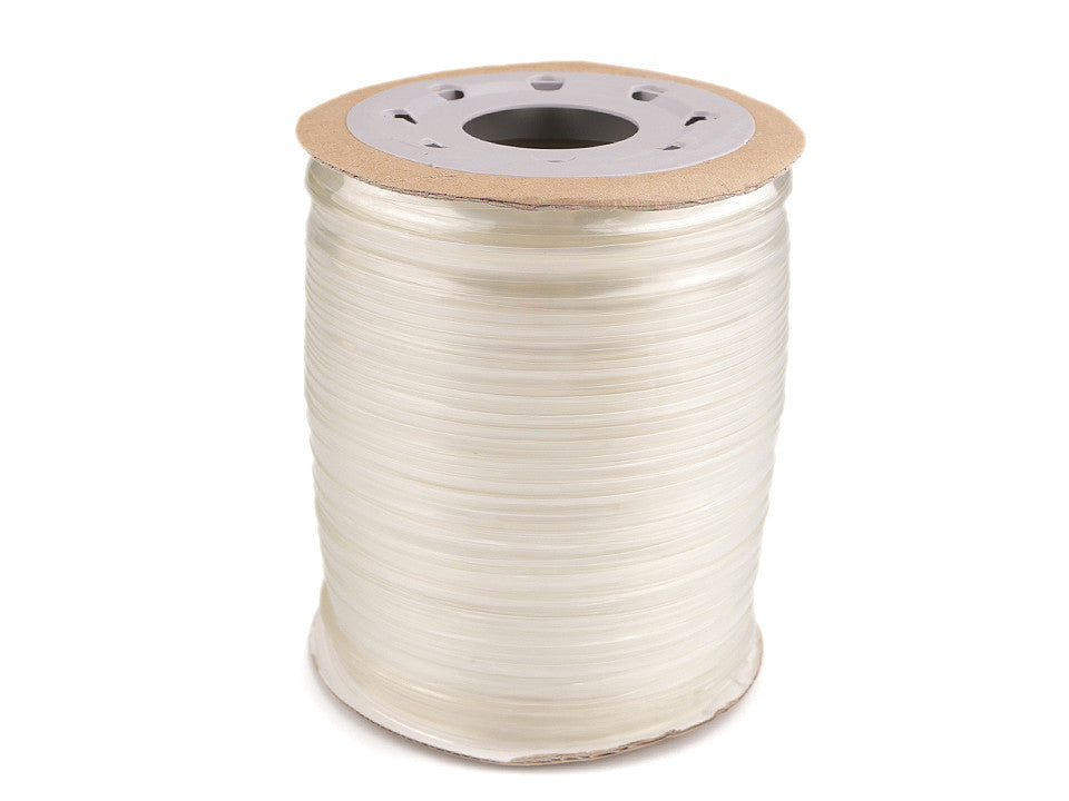 Bande élastique transparente en silicone, largeur 15 mm