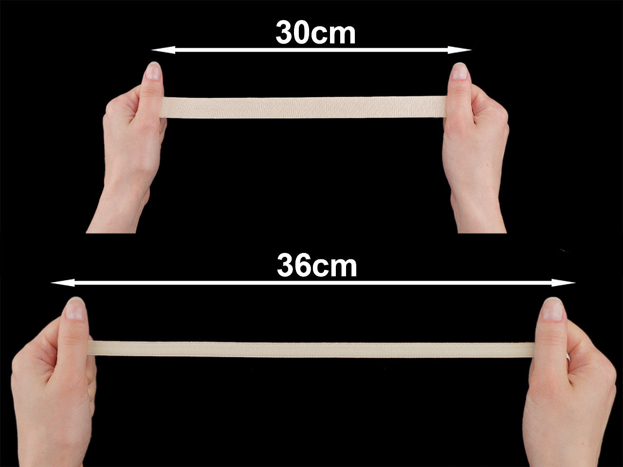 Élastique satiné pour bretelle de soutien-gorge, largeur 20 mm