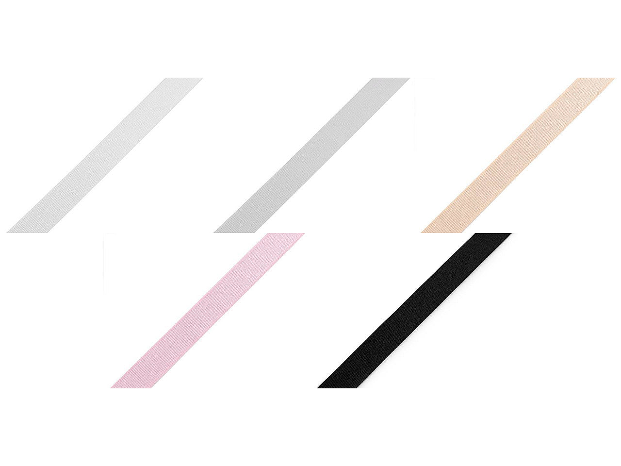 Élastique satiné pour bretelle de soutien-gorge, largeur 15 mm