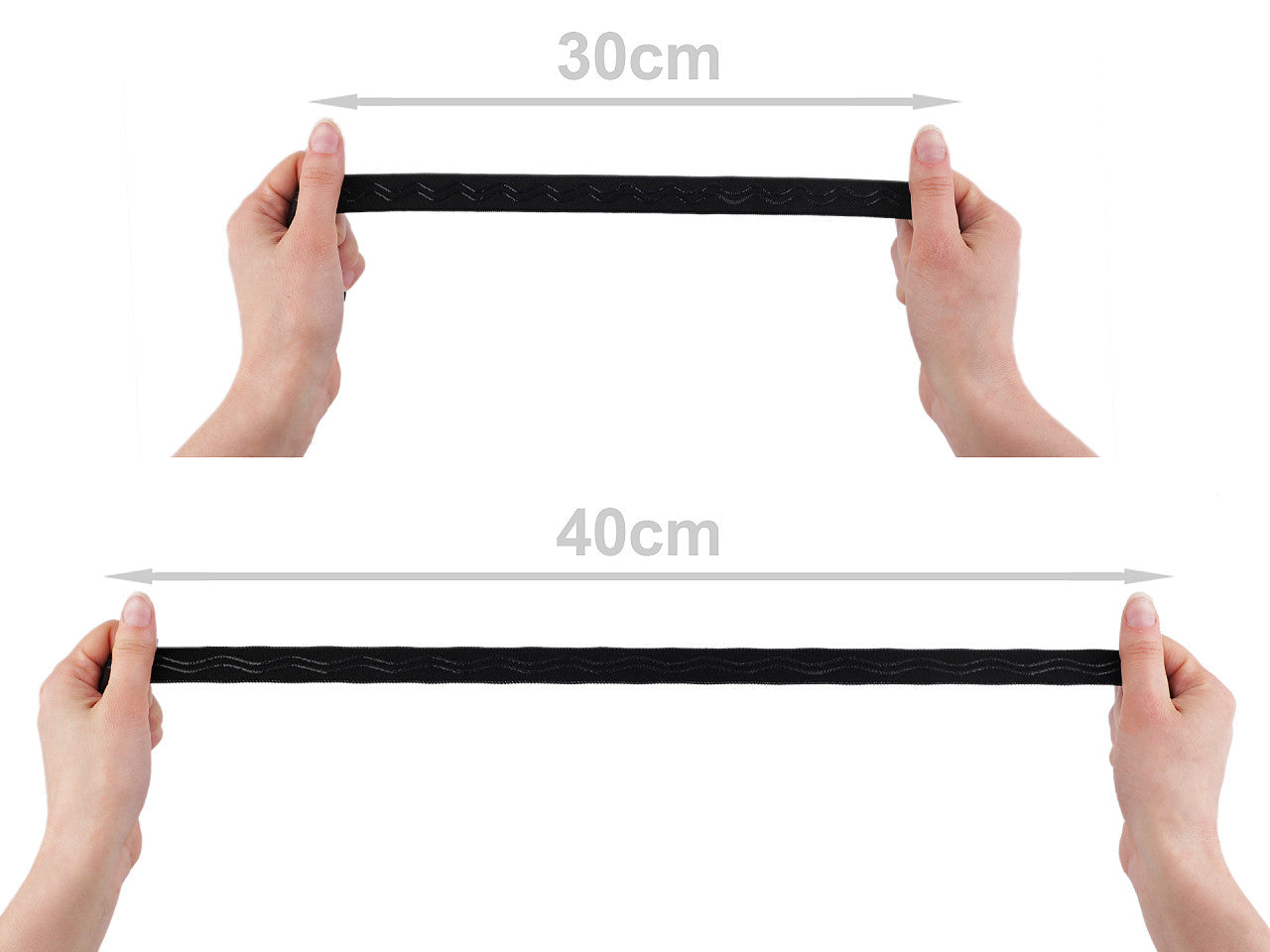 Élastique avec silicone, largeur 20 mm