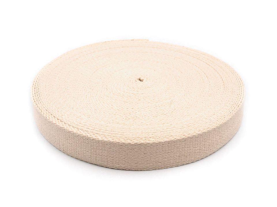 Sangle en coton, largeur 30 mm, épaisseur renforcée