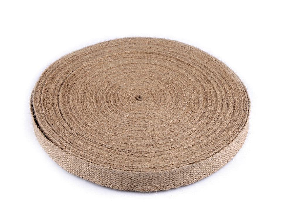 Sangle de jute, largeur 30 mm