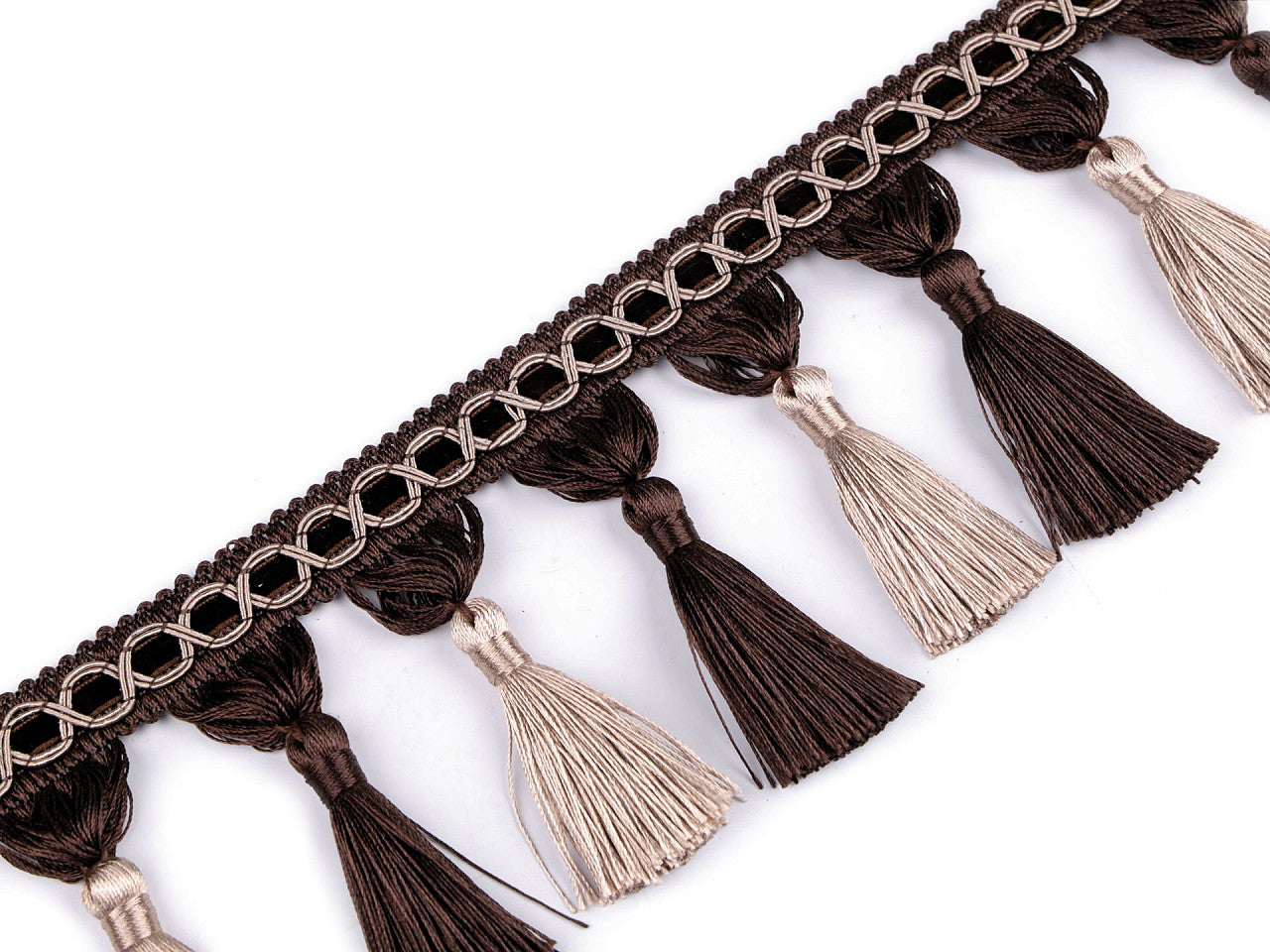 Liseré avec pampilles, largeur 11 mm