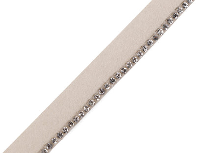 Liseré avec strass, largeur 10 mm