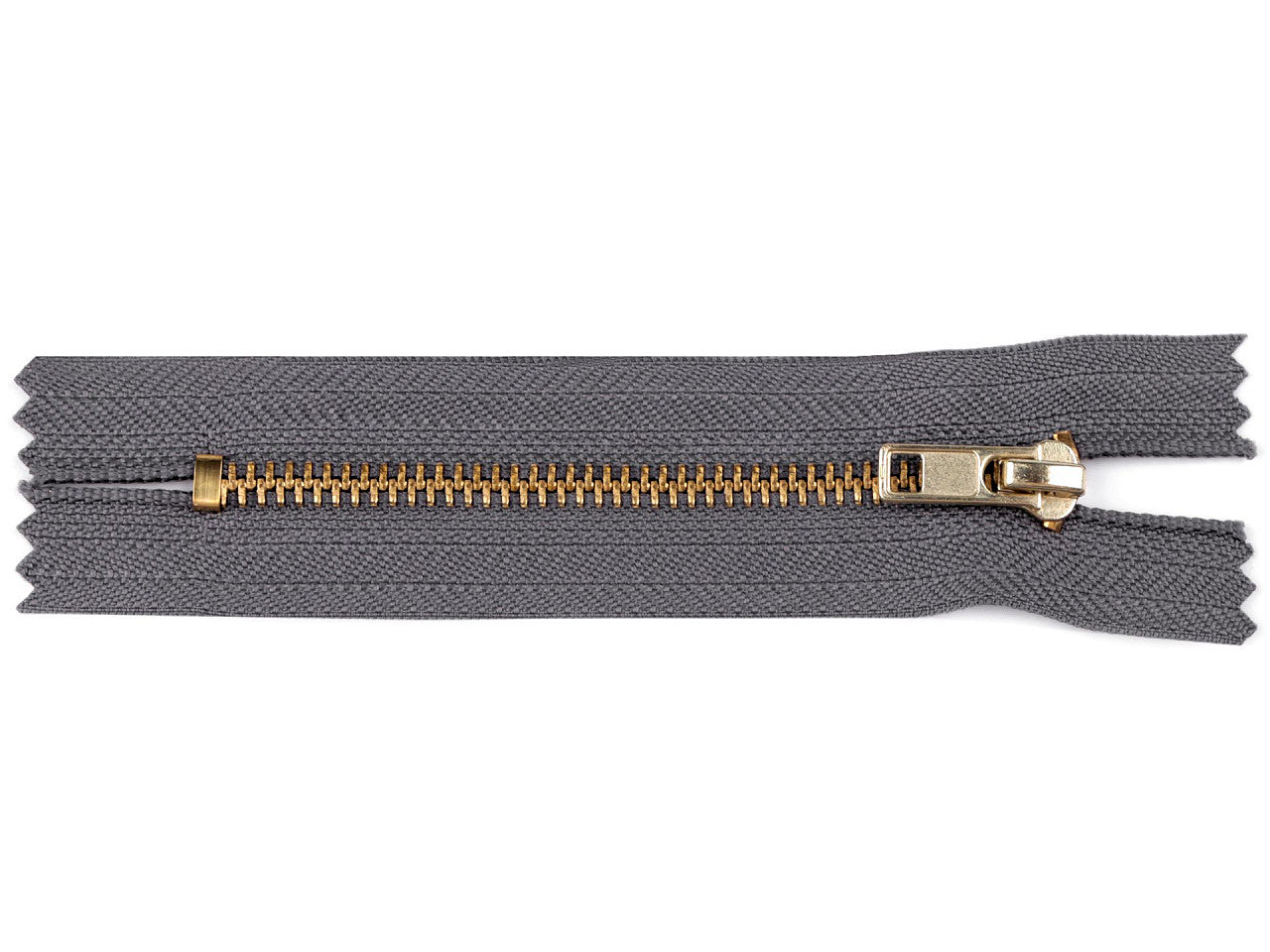 FAG métallique pour pantalon, largeur 4 mm, longueur 10 cm