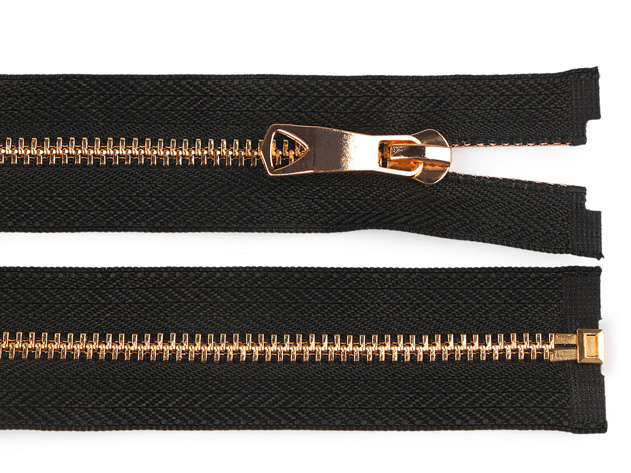 FAG métallique No5, longueur 50 cm, avec glissière décorative