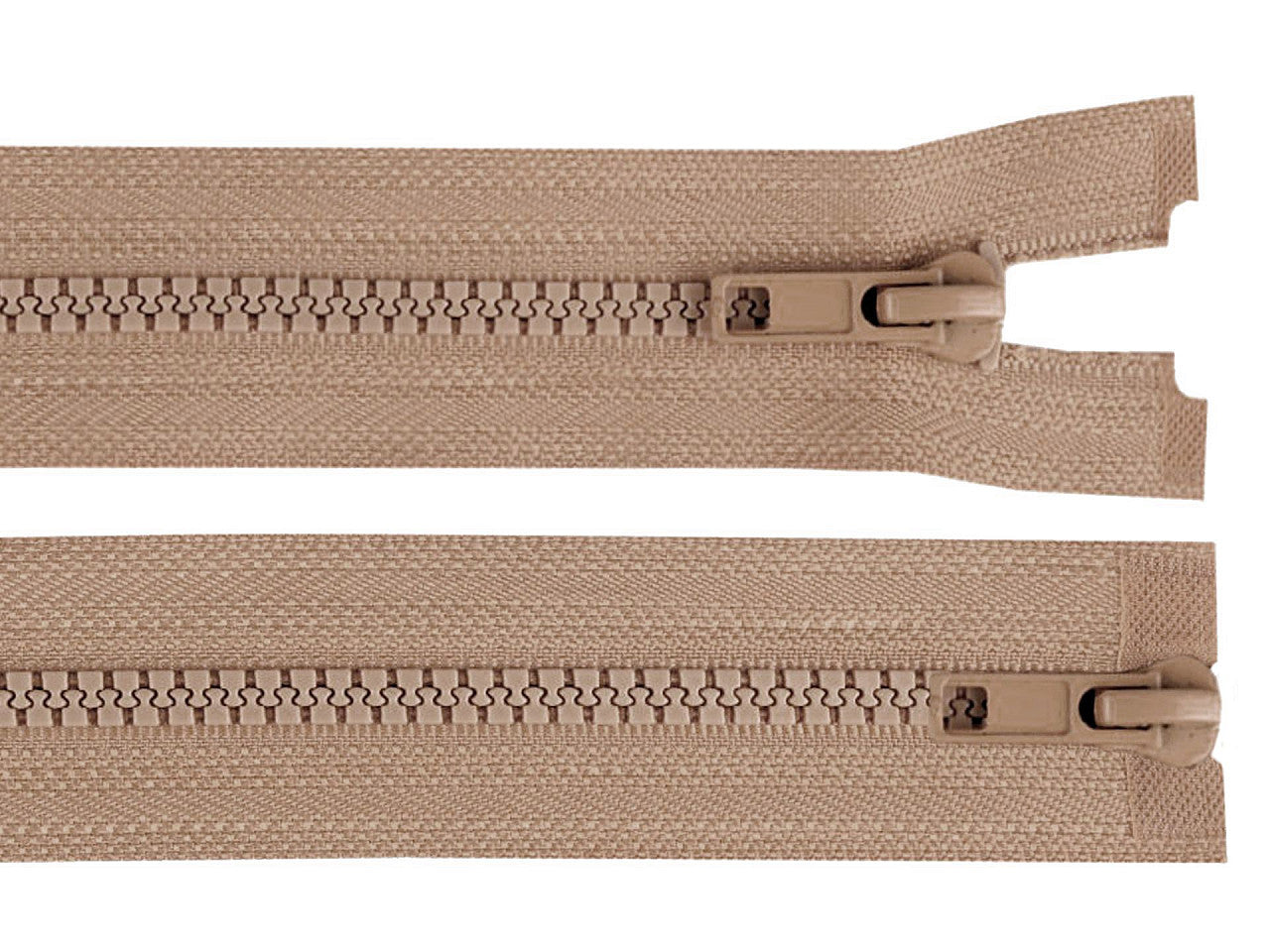 FAG bidirectionnelle en plastique No 5 séparable 2 curseurs 70cm séparable