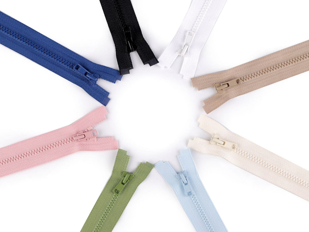 FAG YKK en plastique, No3, longueur 40 cm