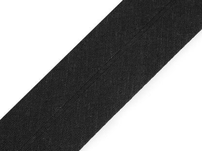 Biais en coton, largeur pliée 40 mm