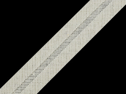 Biais en coton, largeur pliée 18 mm