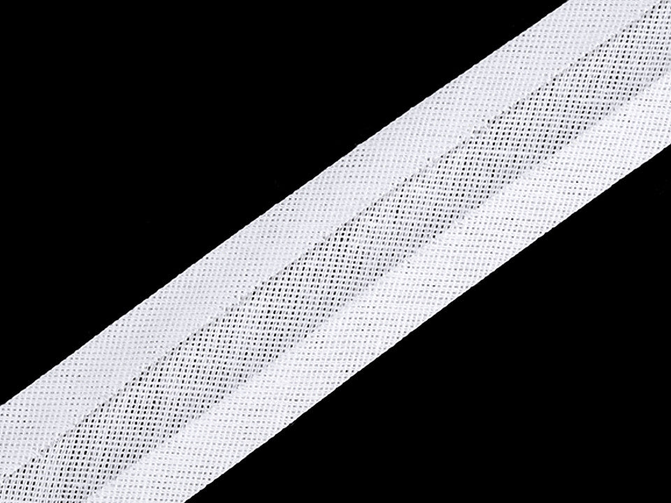 Biais en coton, largeur pliée 30 mm