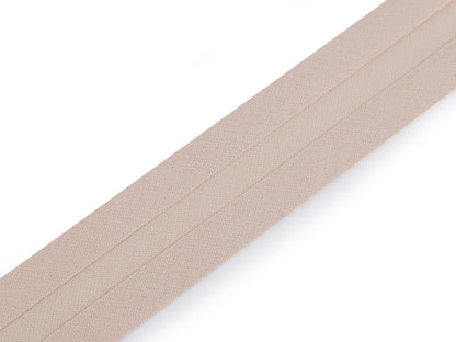 Biais en coton, largeur pliée 30 mm