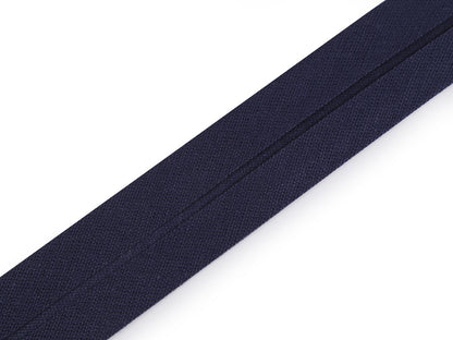 Biais en coton, largeur pliée 30 mm