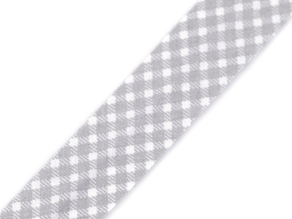 Biais en coton à pois ou rayé 20mm