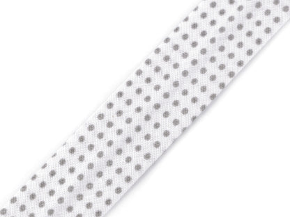 Biais en coton à pois ou rayé 20mm