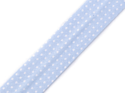 Biais en coton à pois ou rayé 20mm