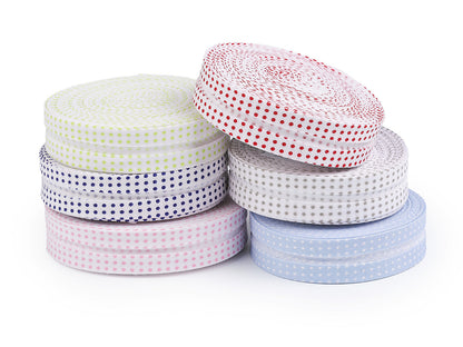 Biais en coton à pois ou rayé 20mm