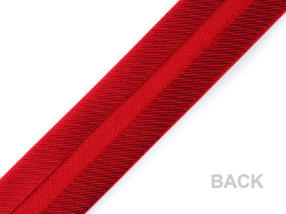 Biais satiné, largeur pliée 20 mm