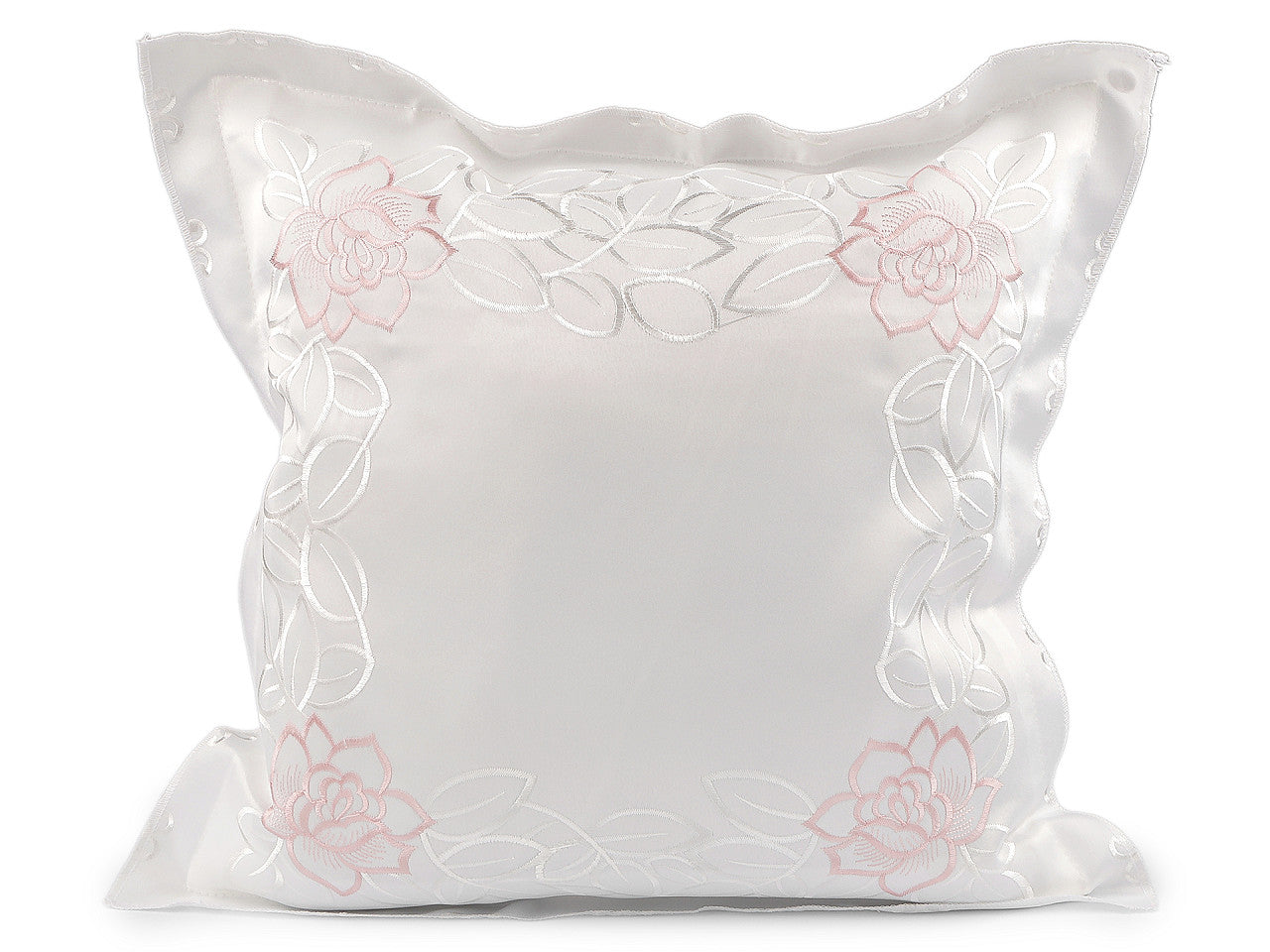 Housse de coussin brodée, 45 x 45 cm