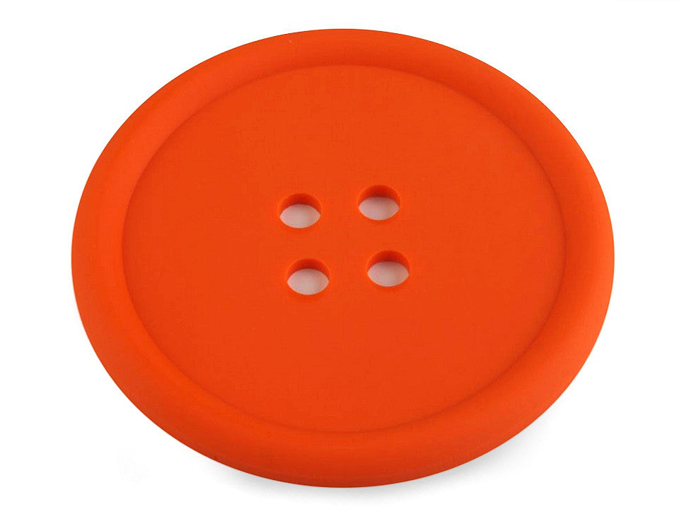 Dessous de tasse Bouton en silicone, Ø 9 cm