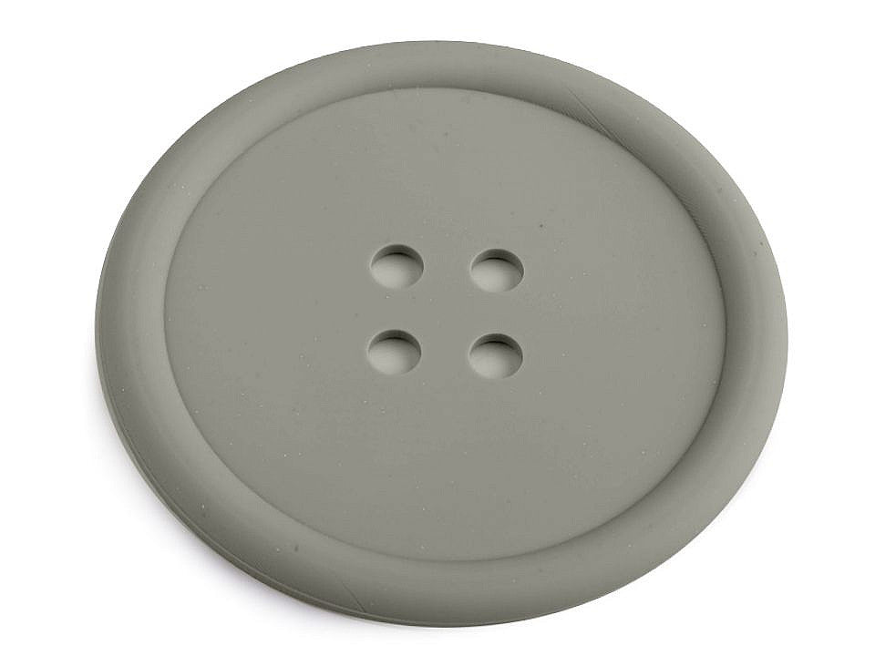 Dessous de tasse Bouton en silicone, Ø 9 cm