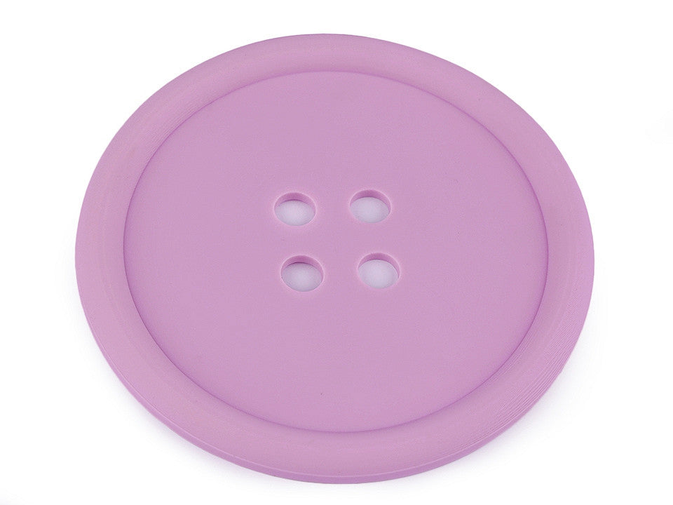 Dessous de tasse Bouton en silicone, Ø 9 cm