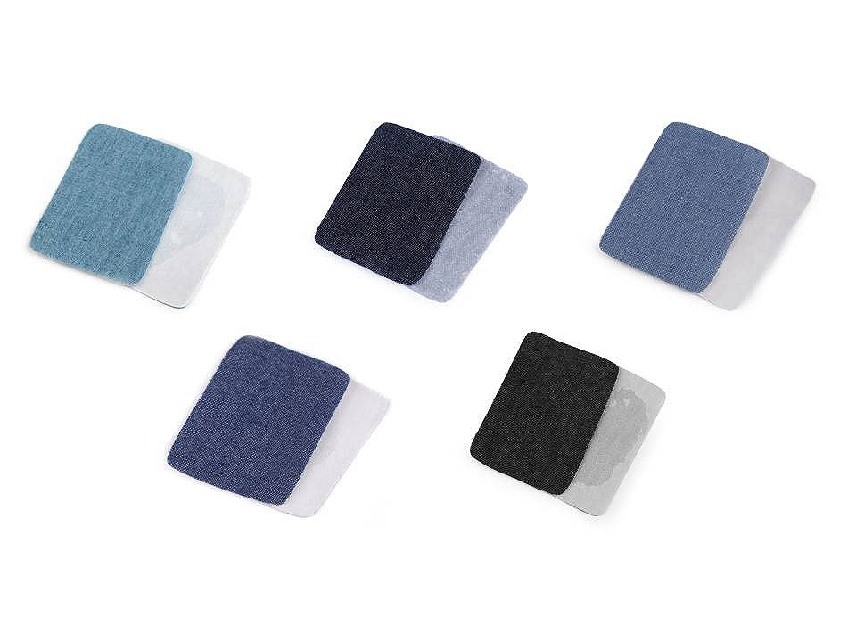 Patchs thermocollants en denim, 5,3 x 7,9 cm