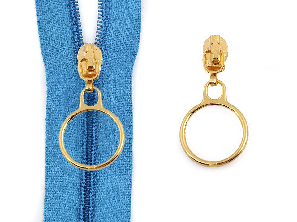 Glissière avec anneau pour FAG en nylon, No 3