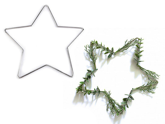 Étoile en métal pour attrape-rêves DIY, Ø 20 cm - 1pc