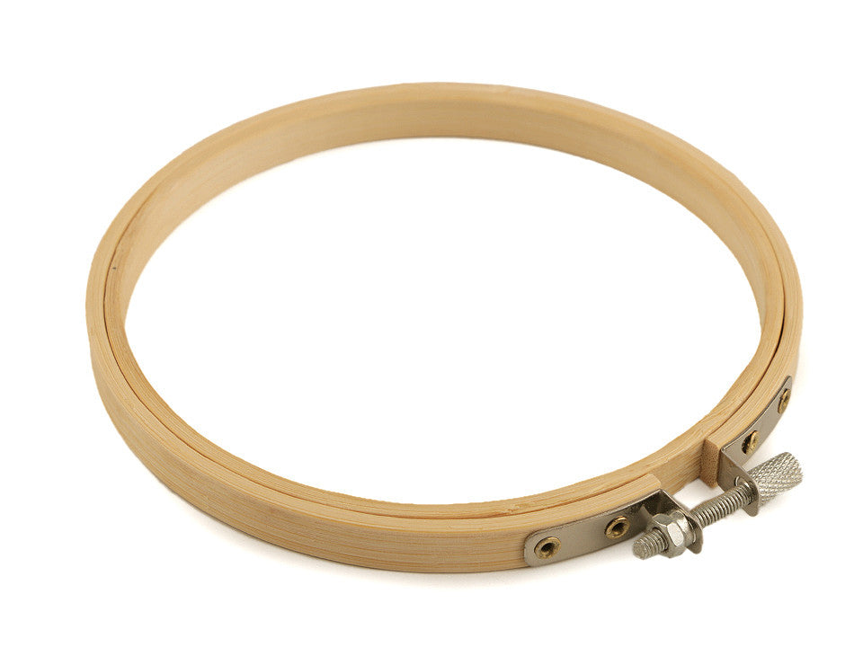 Cerceau de broderie en bambou, Ø 12,5 cm