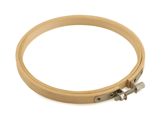 Cerceau de broderie en bambou, Ø 12,5 cm