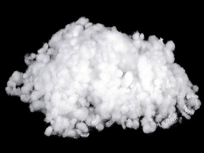 Boules de polyester en fibre creuse blanchie pour garniture, 5kg