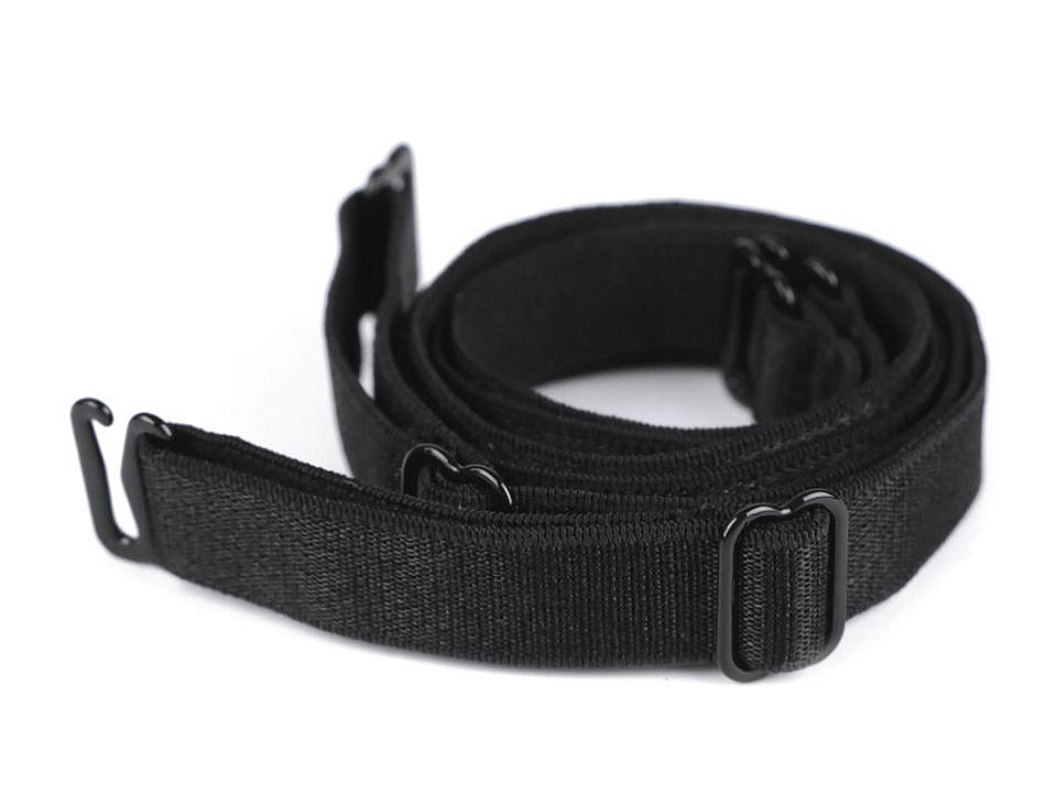 Bretelles de remplacement pour soutien-gorge avec crochets métalliques, largeur 12 mm