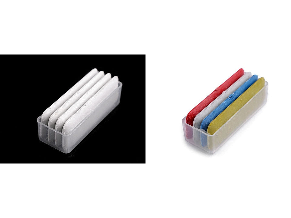 Lot de 4 craies de tailleur dans une boîte