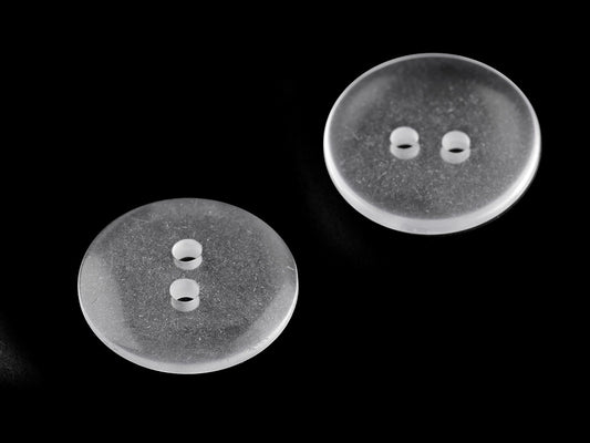 Boutons transparents, tailles 24' et 28', lavables jusqu'à 95 °C