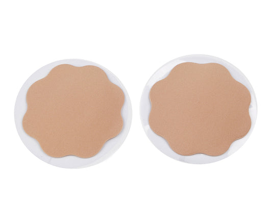 Cache-tétons en tissu avec silicone