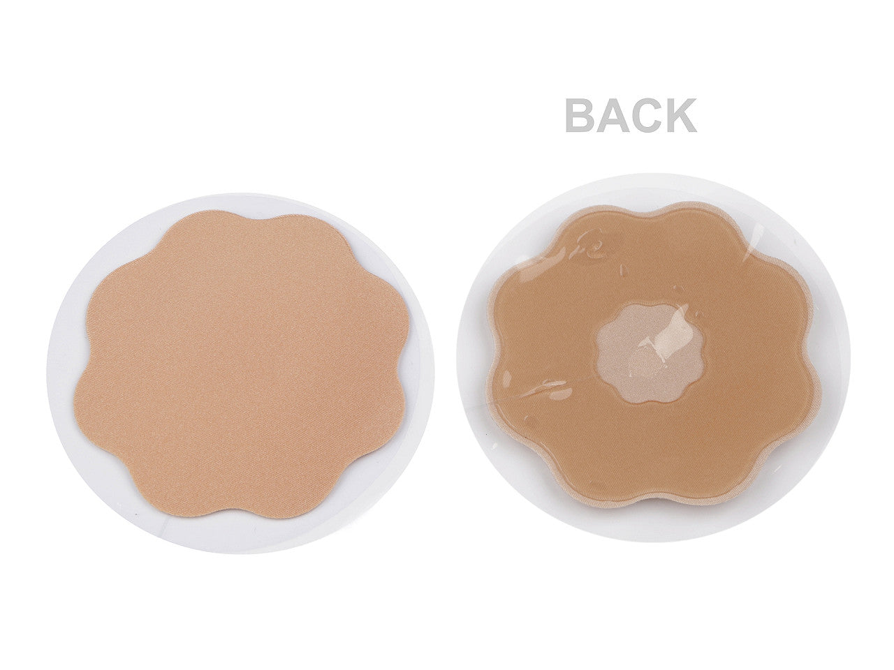 Cache-tétons en tissu avec silicone