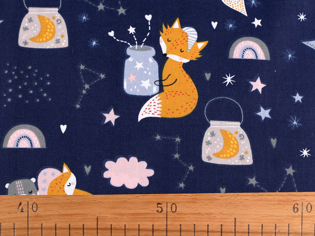 Cretonne en coton oekotex Renards