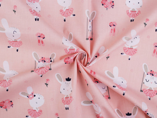 Tissu/Toile en coton Lapins