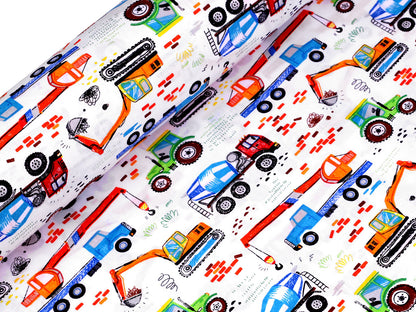 Tissu/Toile en coton Camions