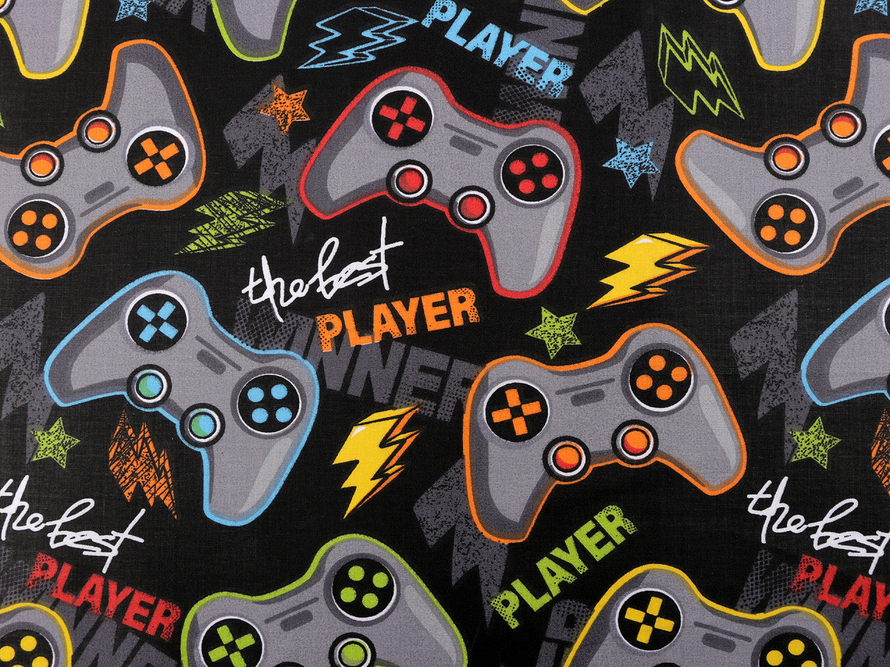 Cretonne en coton oekotex, Console de jeu