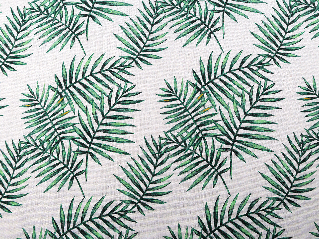 Tissu en coton/Imitation lin, épais, Feuilles