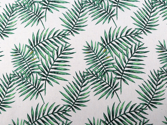 Tissu en coton/Imitation lin, épais, Feuilles