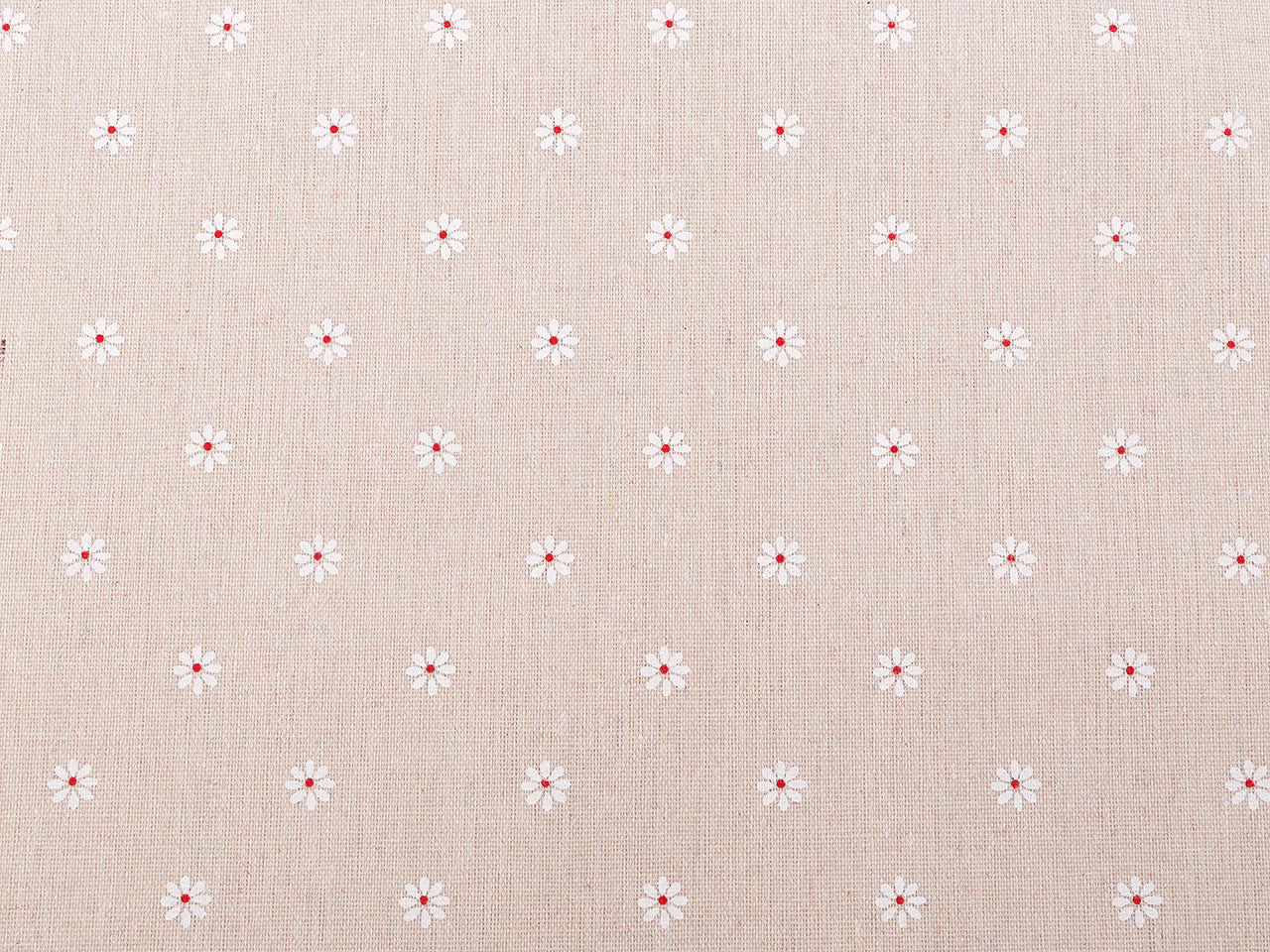 Tissu en coton/Imitation lin, épais, Fleurs