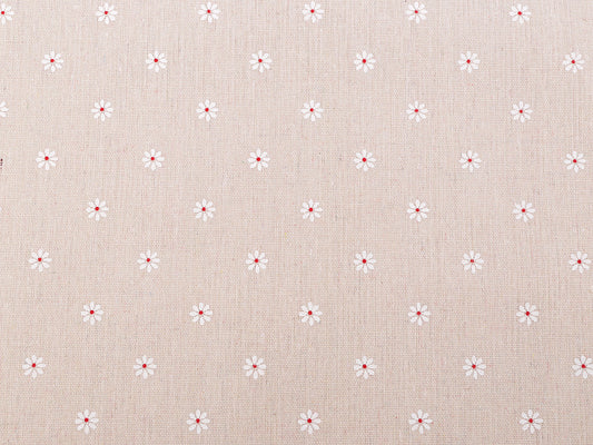 Tissu en coton/Imitation lin, épais, Fleurs