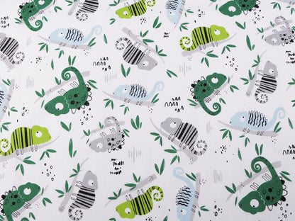 Popeline coton oekotex Caméléon