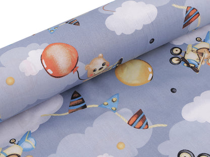 Cretonne coton oekotex Ours en peluche