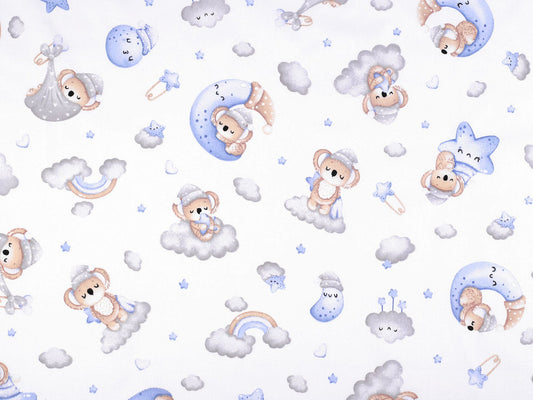 Popeline coton oekotex Koalas